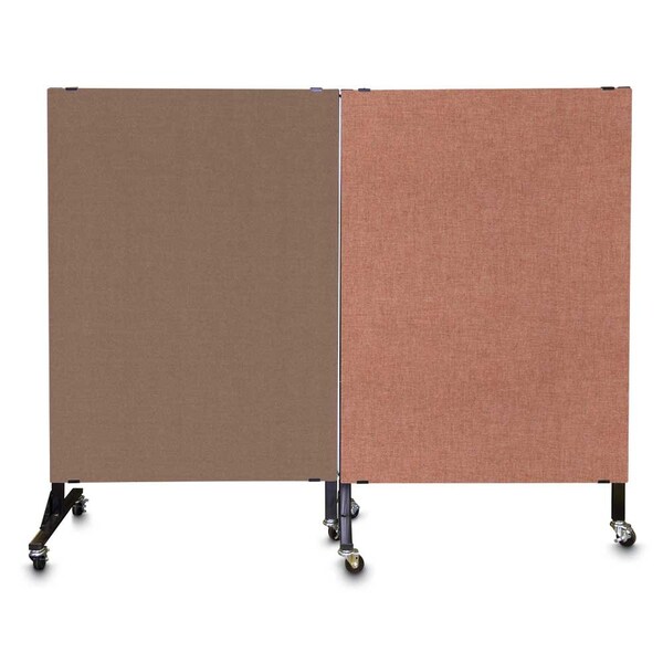 Enclosed Corkboard, 1 Door, 72"x48", 4" Fra
